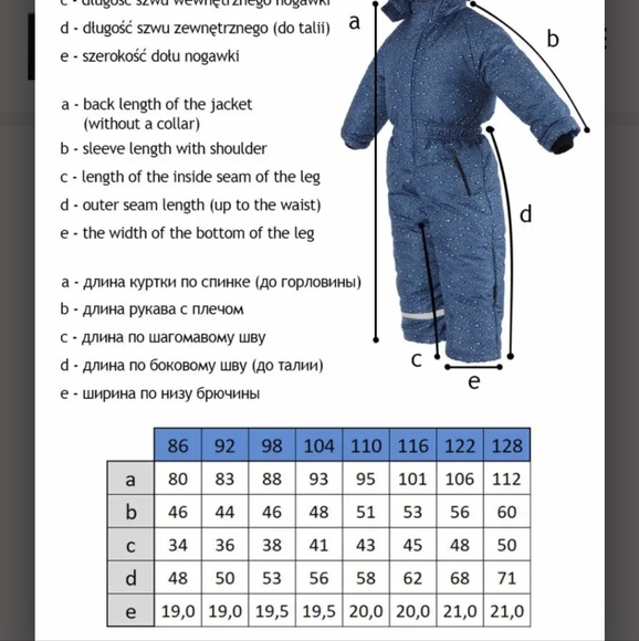 Pilguni girls pink and black snowsuit and gloves. - Picture 15 of 16